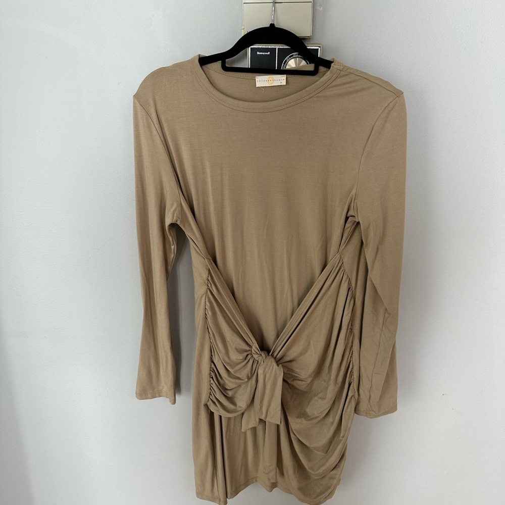 Vici Tan Mini Dress